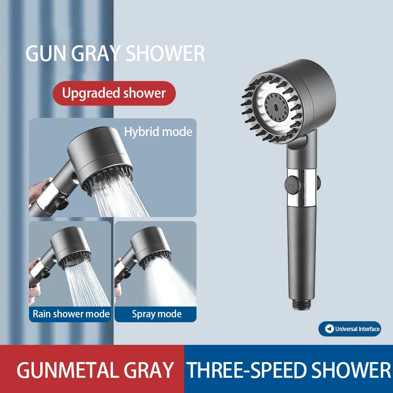 MULTIFUNCTIONAL SHOWER HEAD | 3 FILTERS + WALL MOUNT FREE